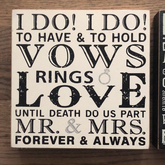 Wedding box signs. - Picture 2 of 5